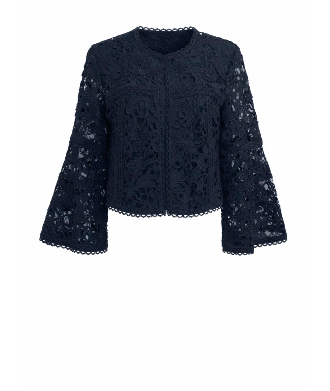 EDWARD ACHOUR Черный полиэстеровый жакет/пиджак, фото 1