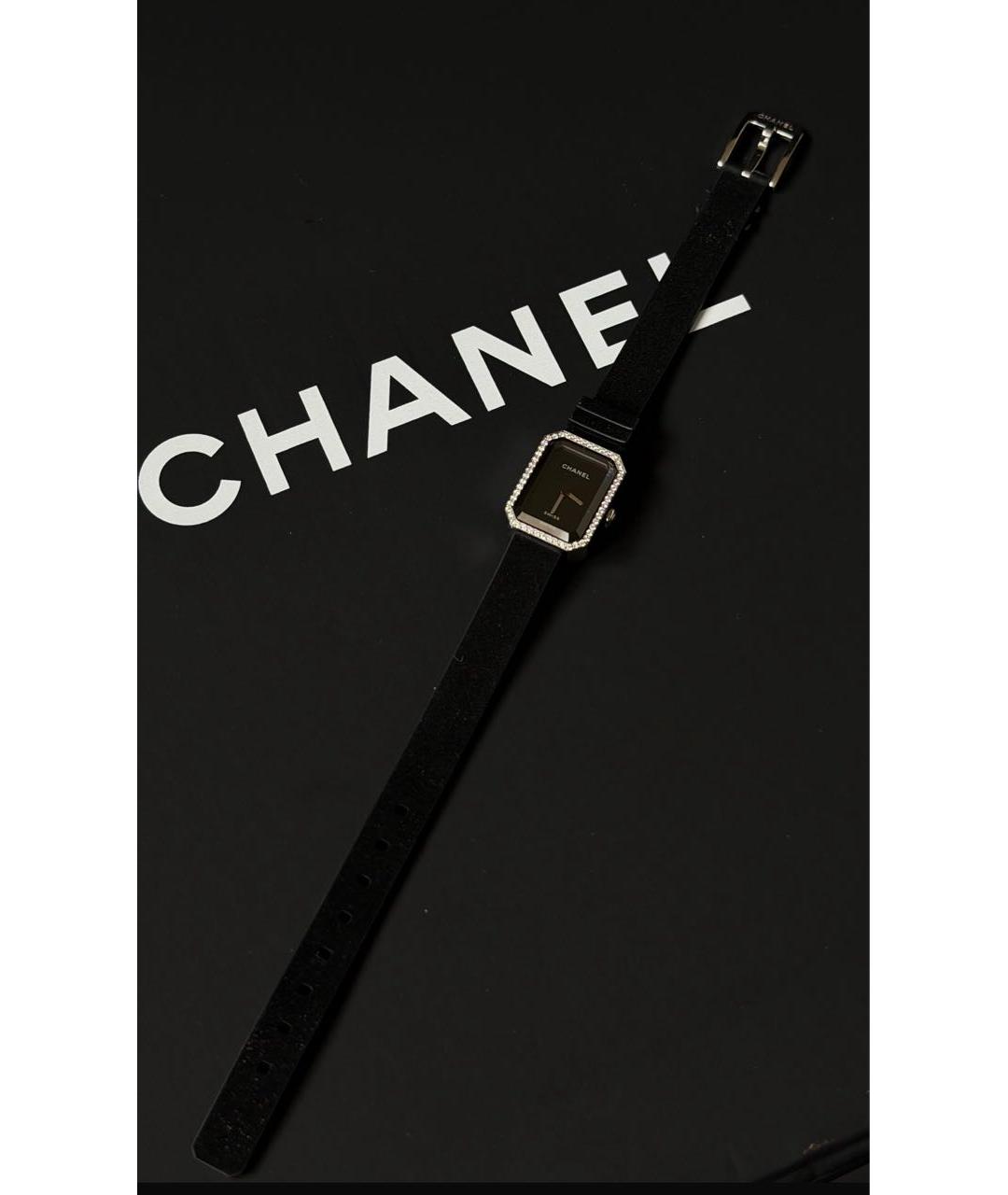 CHANEL Черные часы, фото 3