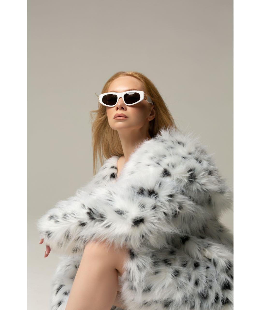 BALENCIAGA Белые солнцезащитные очки, фото 5