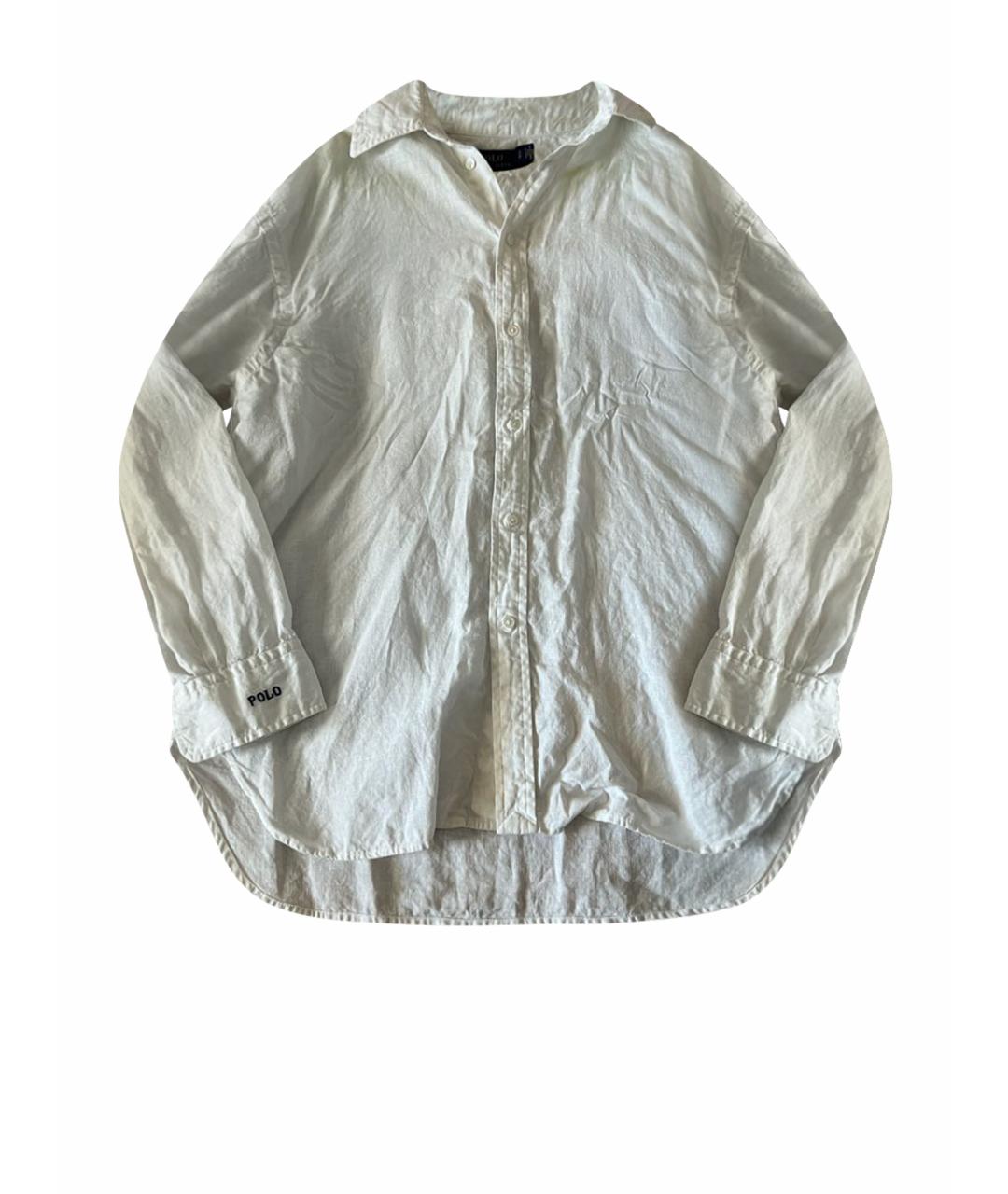 POLO RALPH LAUREN Белая льняная рубашка, фото 1