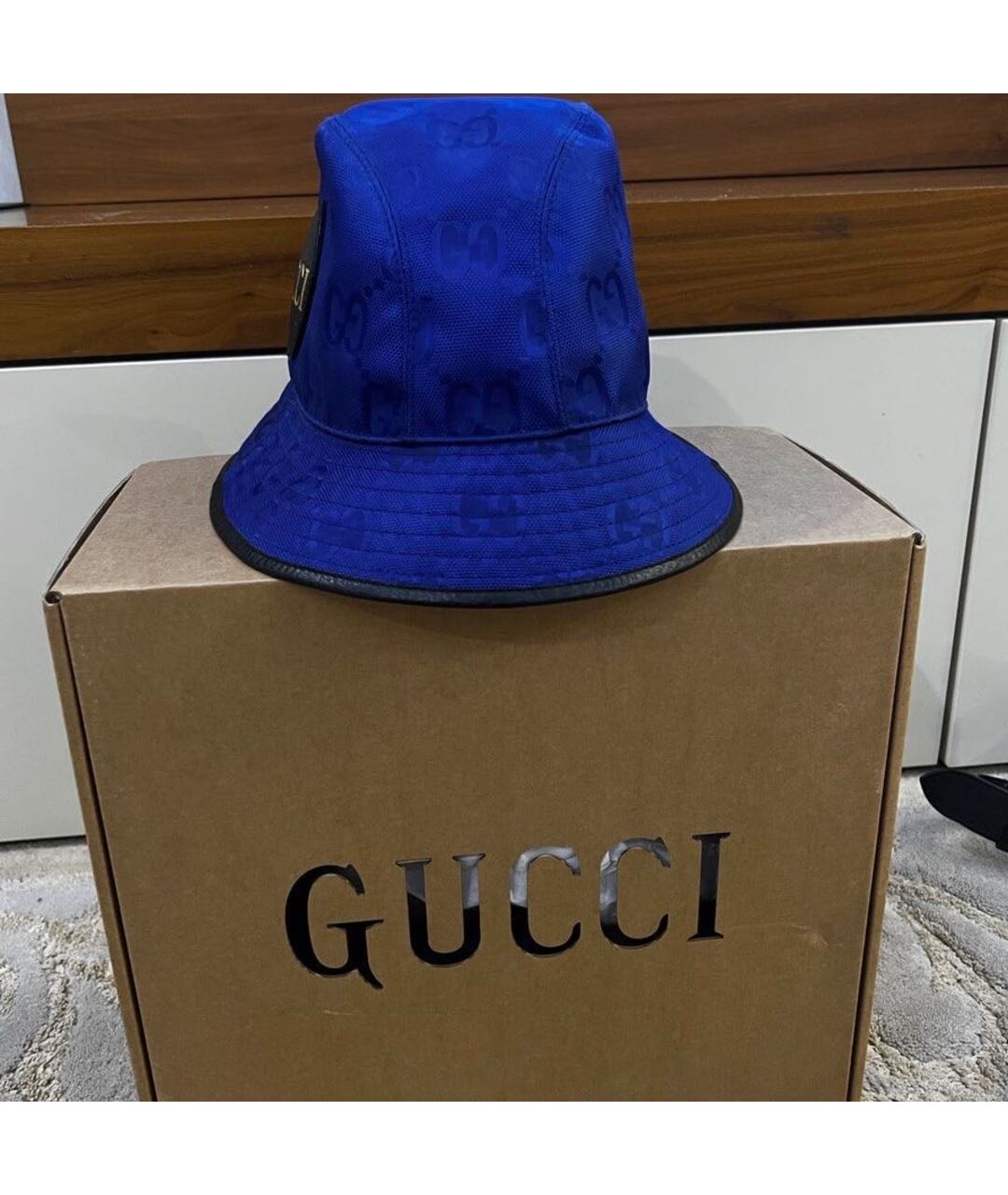 GUCCI Синяя шляпа, фото 2