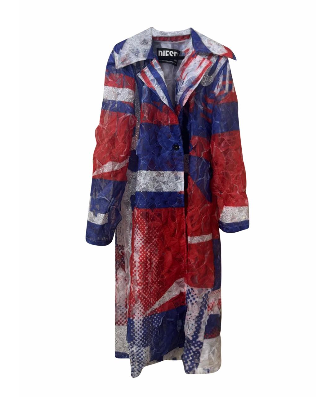 DIESEL Синий тренч/плащ, фото 1