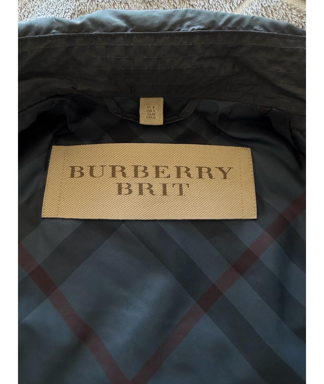 BURBERRY Мульти полиамидовый тренч/плащ, фото 3
