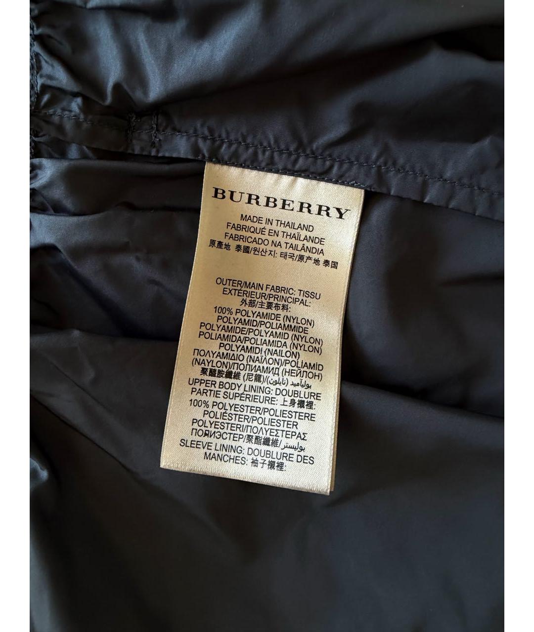 BURBERRY Мульти полиамидовый тренч/плащ, фото 6