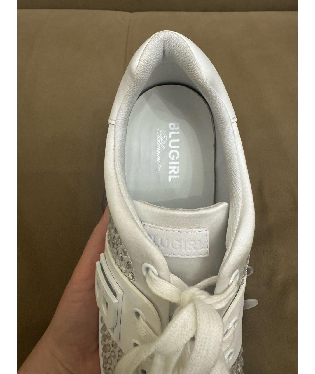 BLUGIRL Белые кроссовки, фото 4