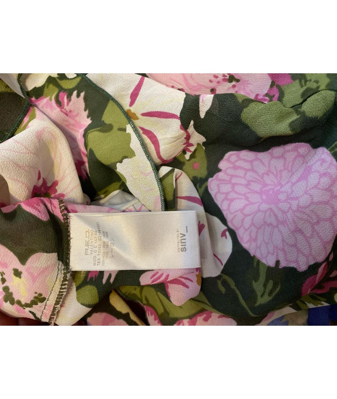 RED VALENTINO Зеленая вискозная блузы, фото 5