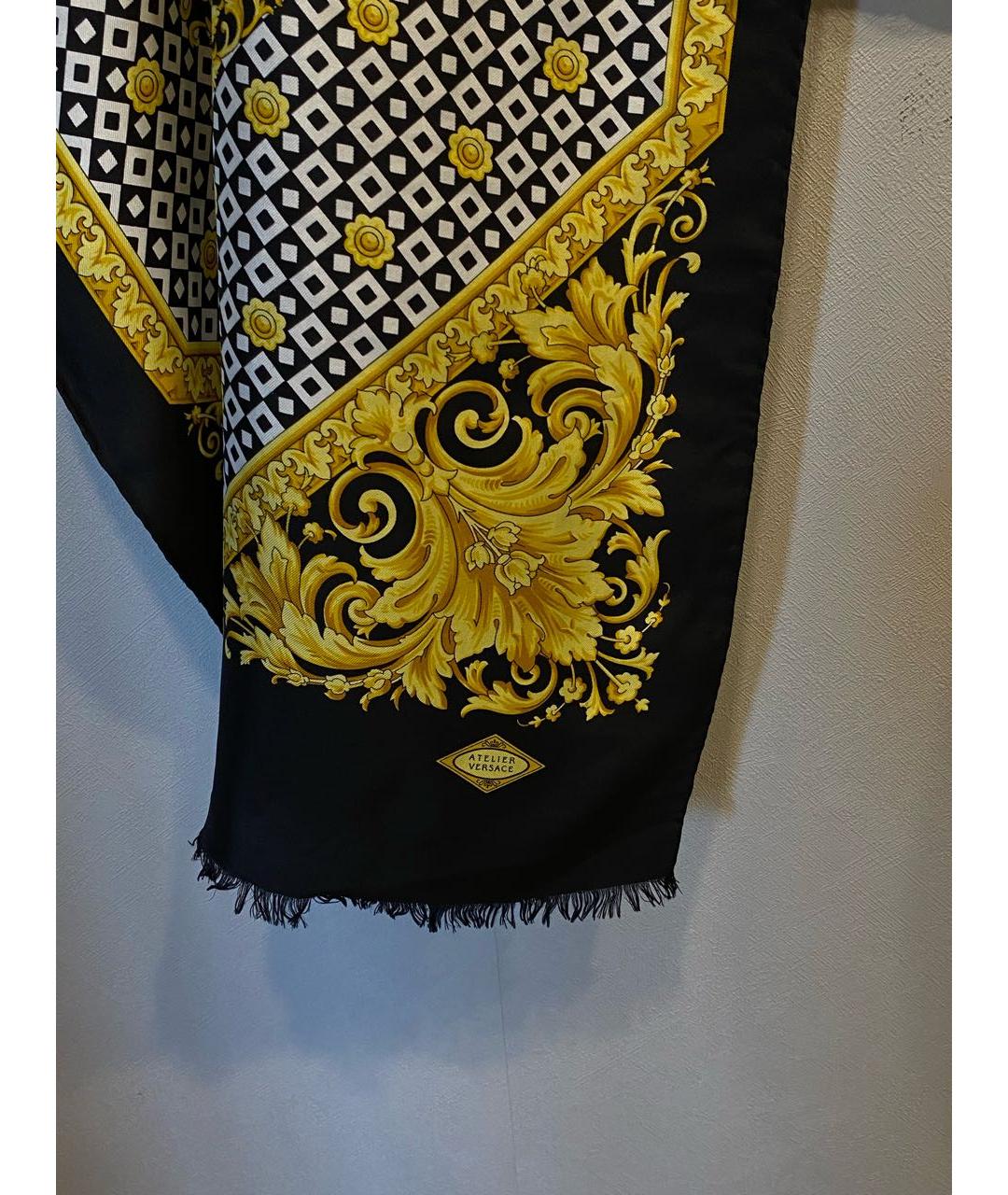 VERSACE Мульти шелковый шарф, фото 2
