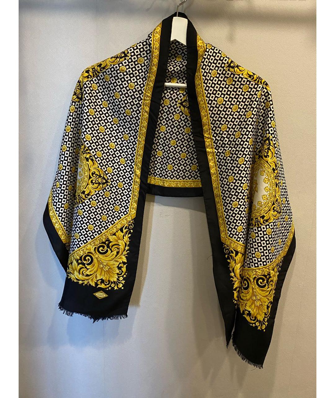 VERSACE Мульти шелковый шарф, фото 3