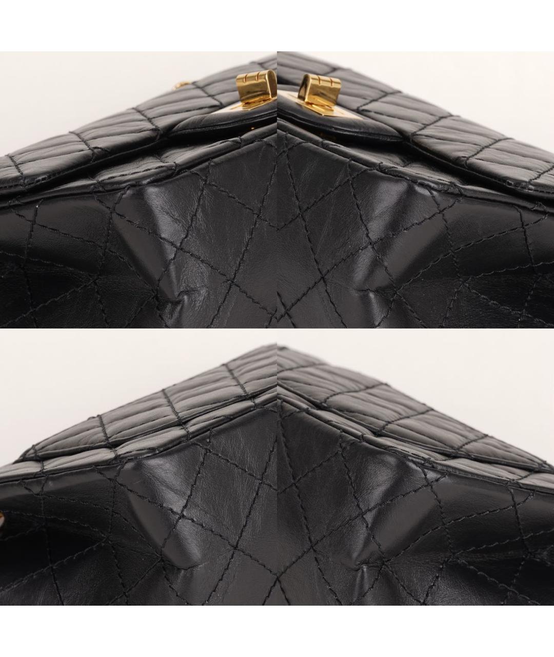 CHANEL Черная кожаная сумка через плечо, фото 7