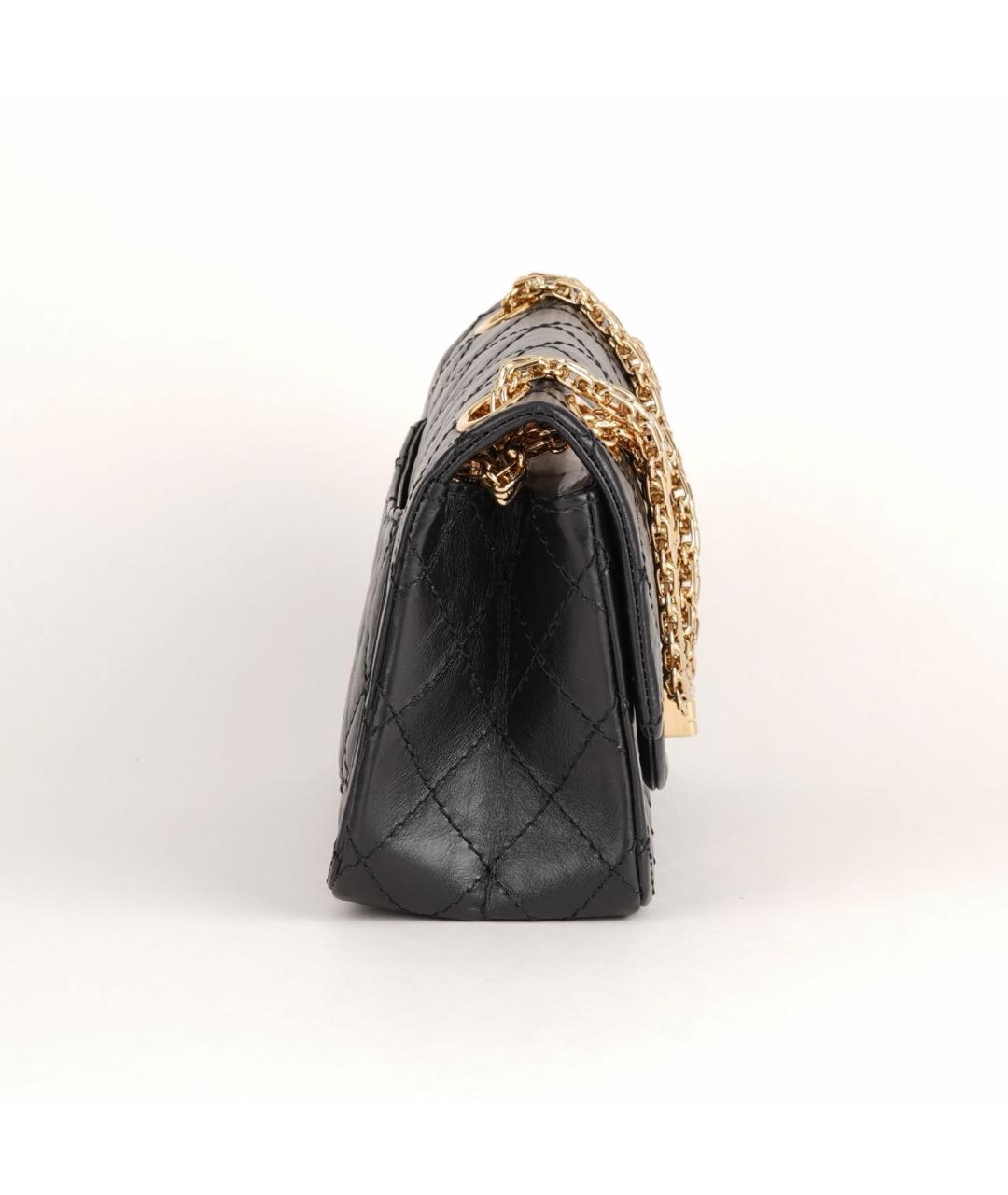 CHANEL Черная кожаная сумка через плечо, фото 4