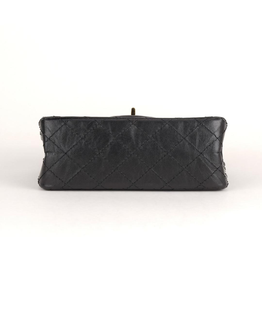 CHANEL Черная кожаная сумка через плечо, фото 6