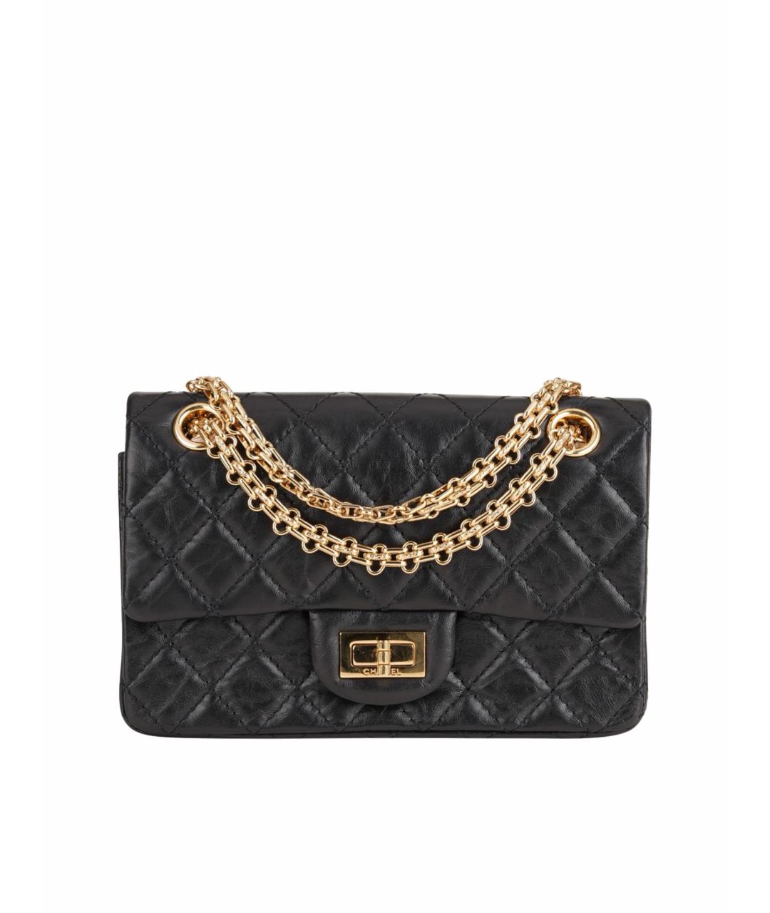 CHANEL Черная кожаная сумка через плечо, фото 1