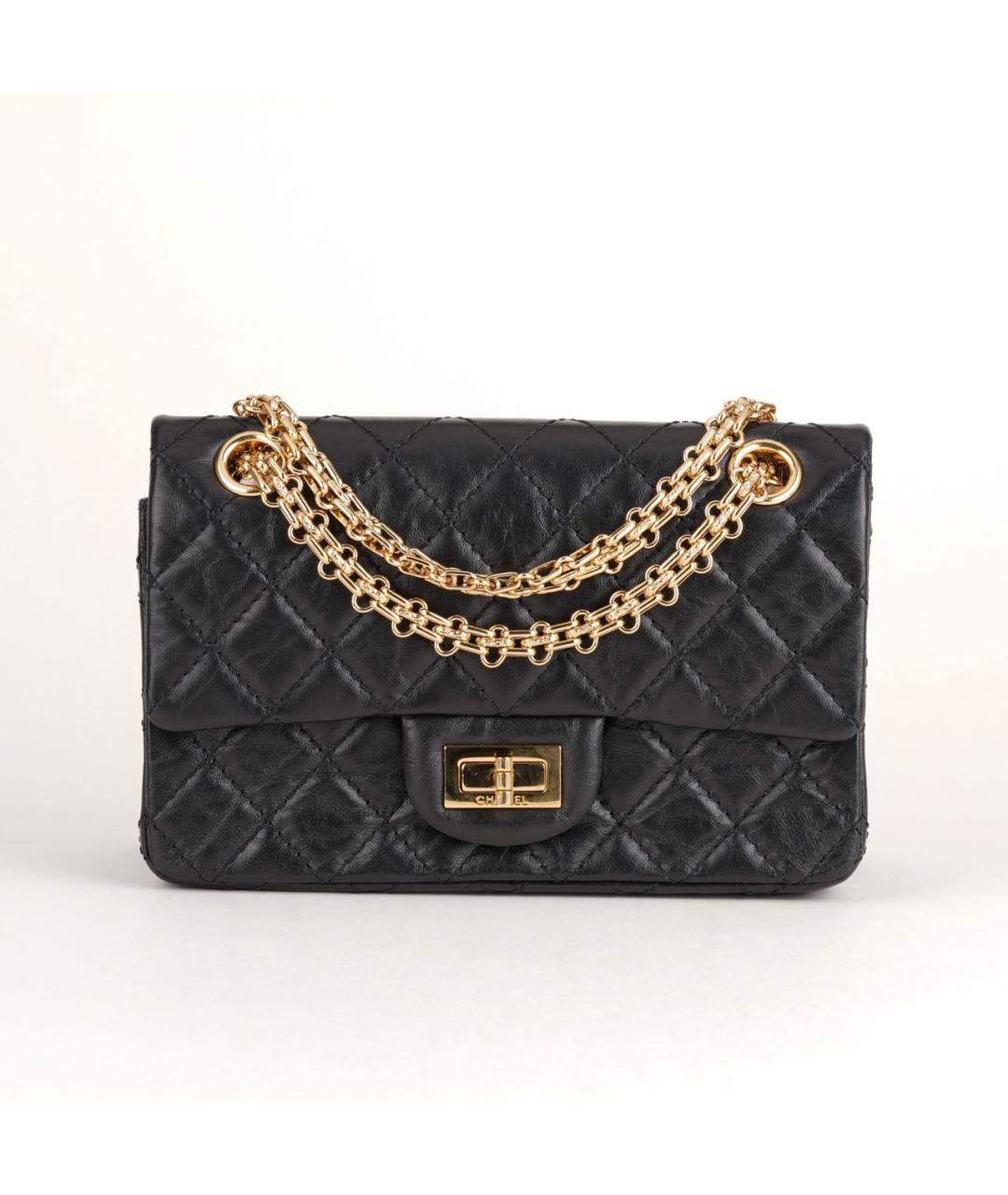 CHANEL Черная кожаная сумка через плечо, фото 8