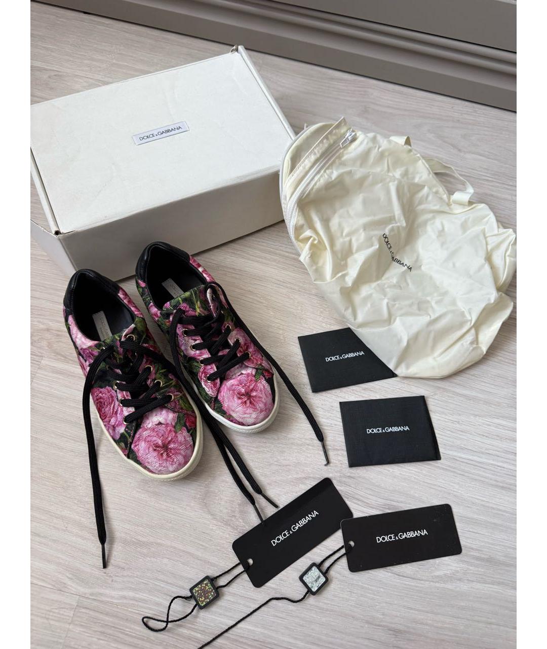 DOLCE&GABBANA Мульти кеды, фото 2