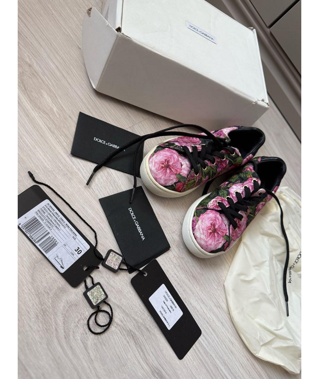 DOLCE&GABBANA Мульти кеды, фото 3