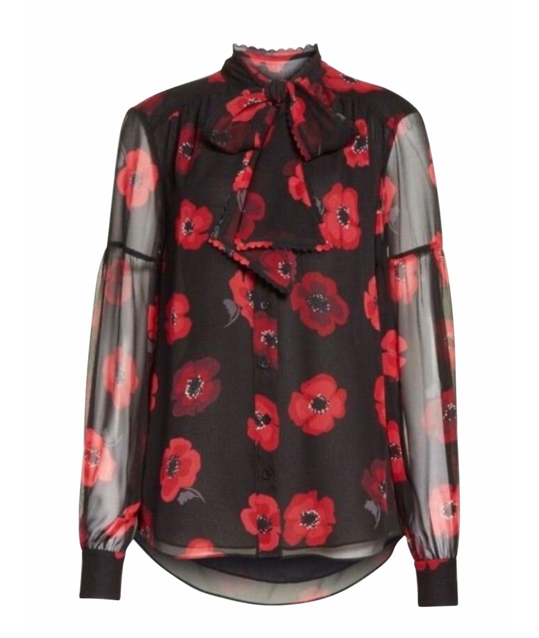KATE SPADE Красная шелковая блузы, фото 1