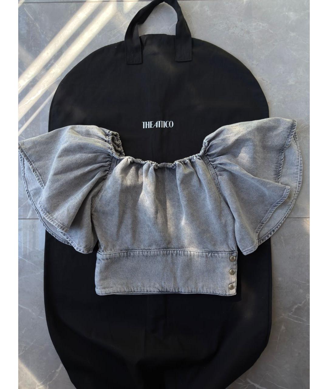 IRO Серая деним рубашка, фото 5