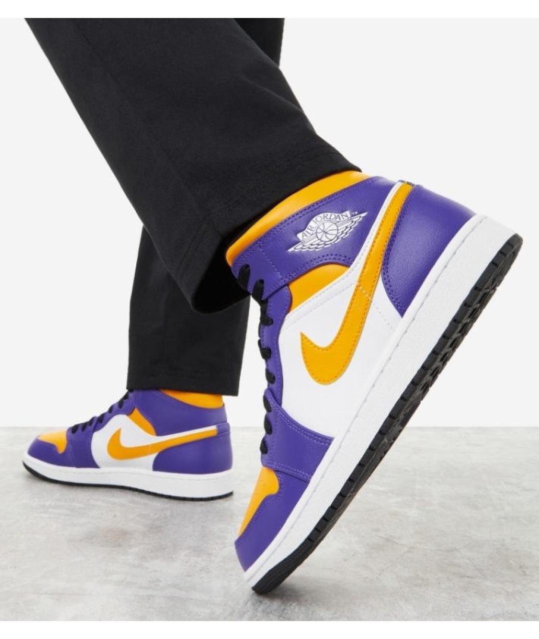 NIKE Кожаные кроссовки, фото 5