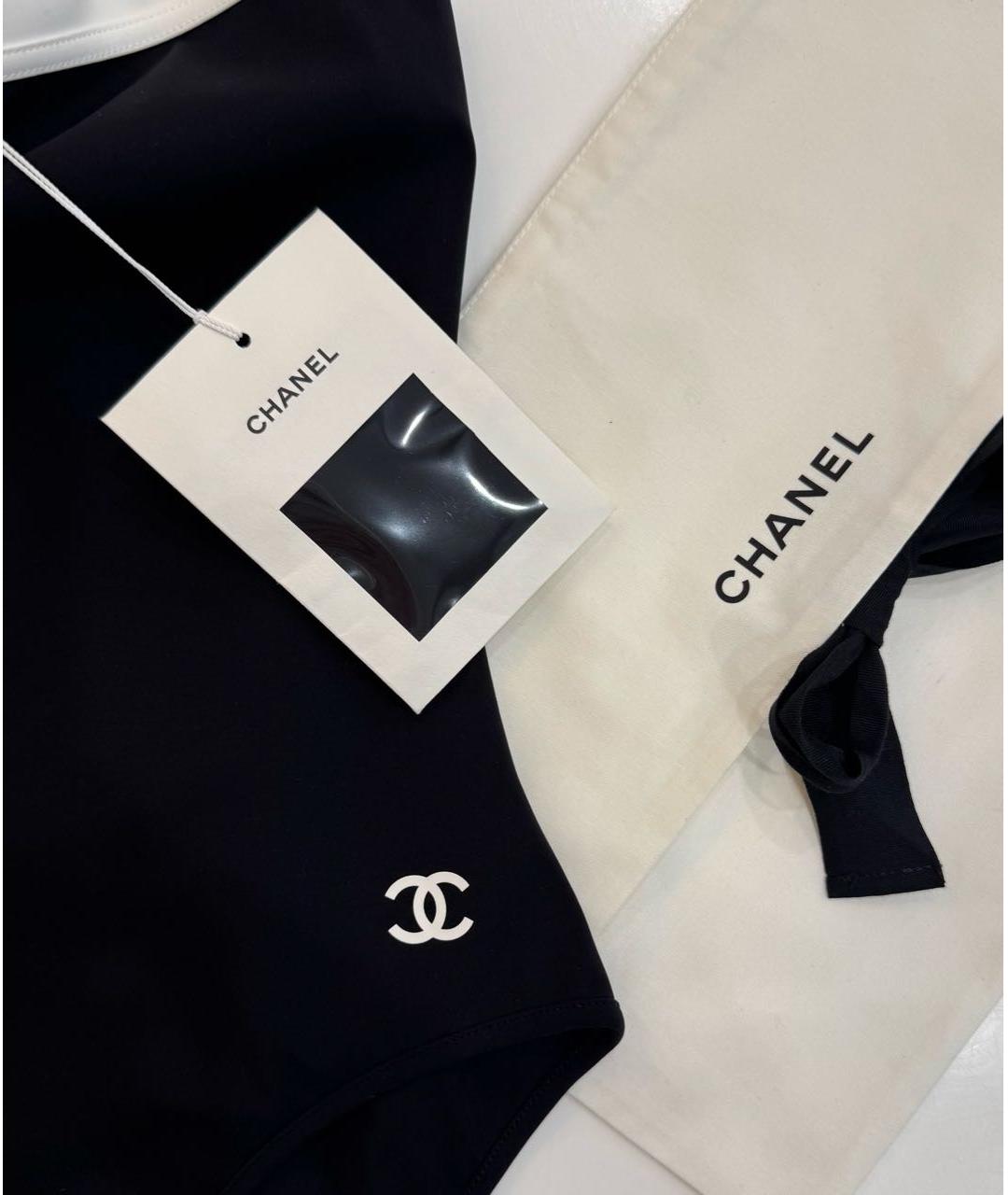 CHANEL Черный купальник, фото 2