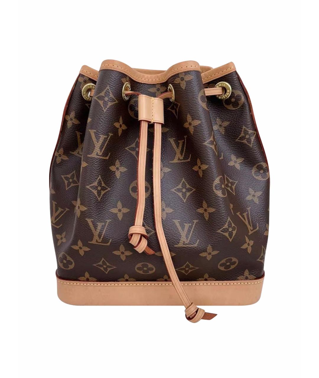 LOUIS VUITTON Коричневая кожаная сумка тоут, фото 1