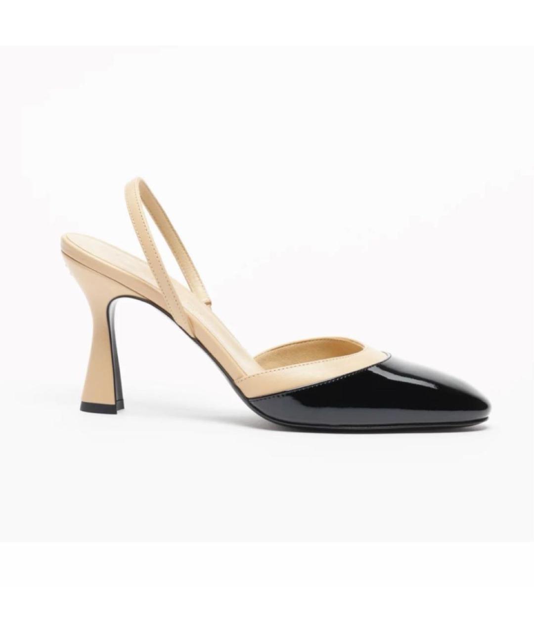 CHANEL Черные туфли из лакированной кожи, фото 6