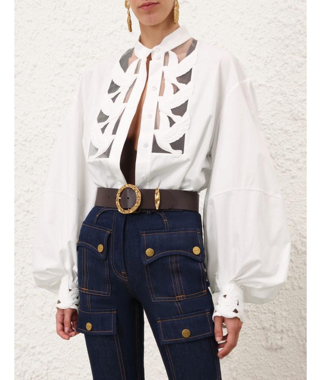 ZIMMERMANN Белая блузы, фото 2