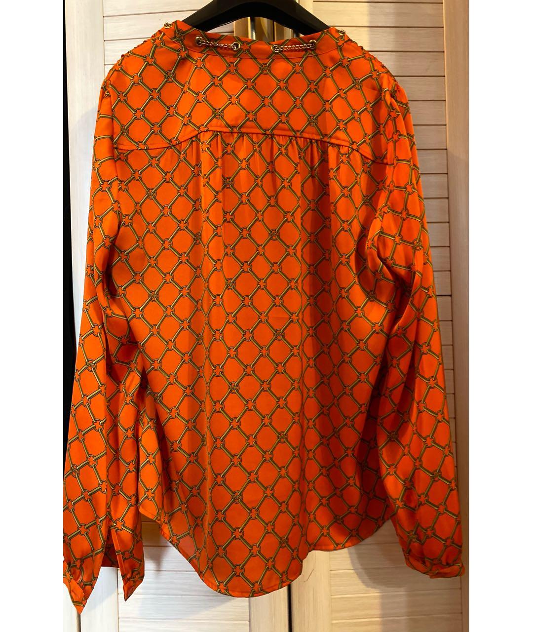 MICHAEL MICHAEL KORS Оранжевая полиэстеровая блузы, фото 2