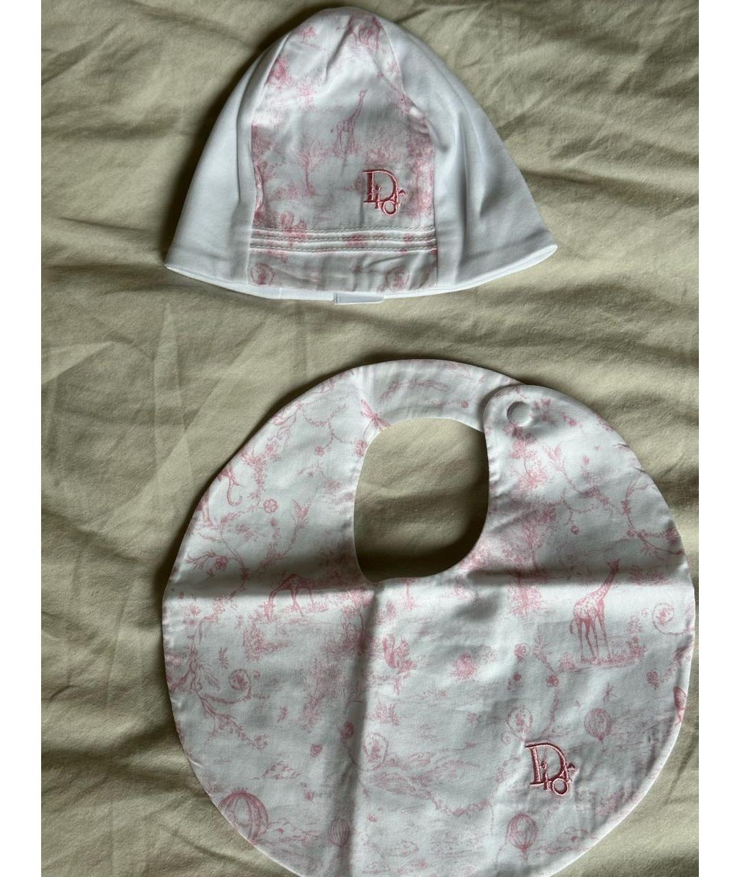 BABY DIOR Белый хлопковый боди/ползунок, фото 4