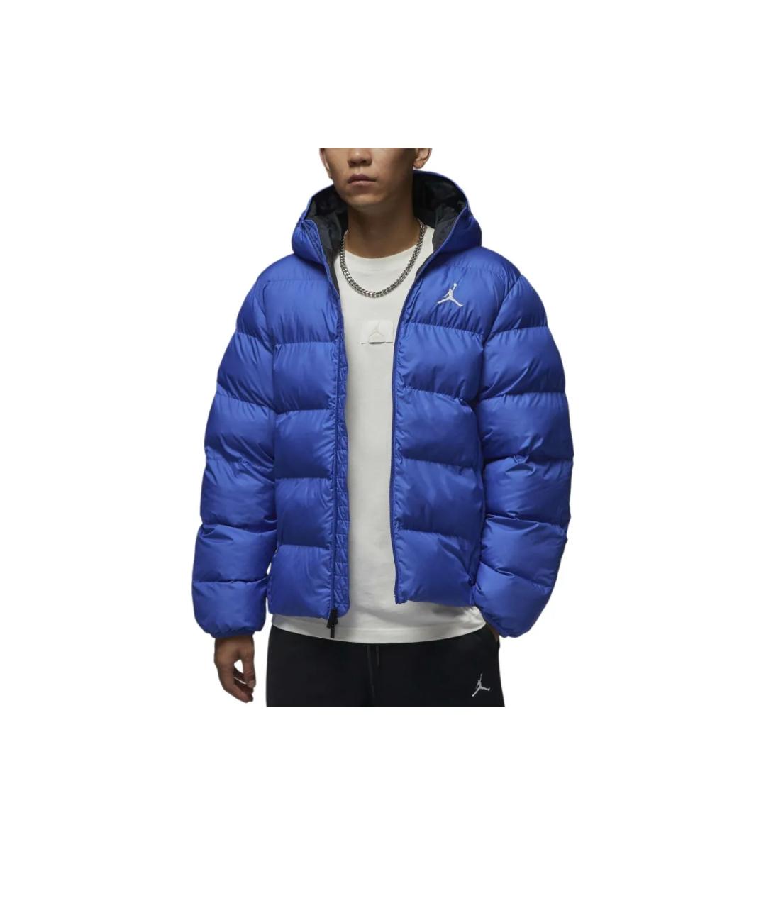 JORDAN Синяя полиэстеровая куртка, фото 4
