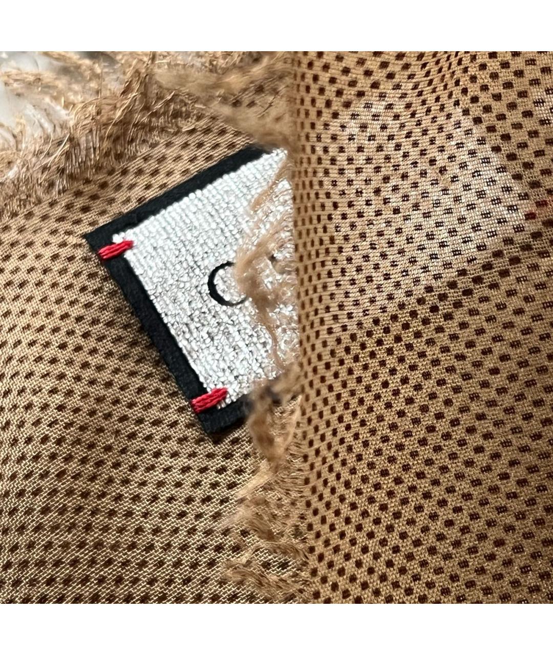 GUCCI Коричневый платок, фото 6