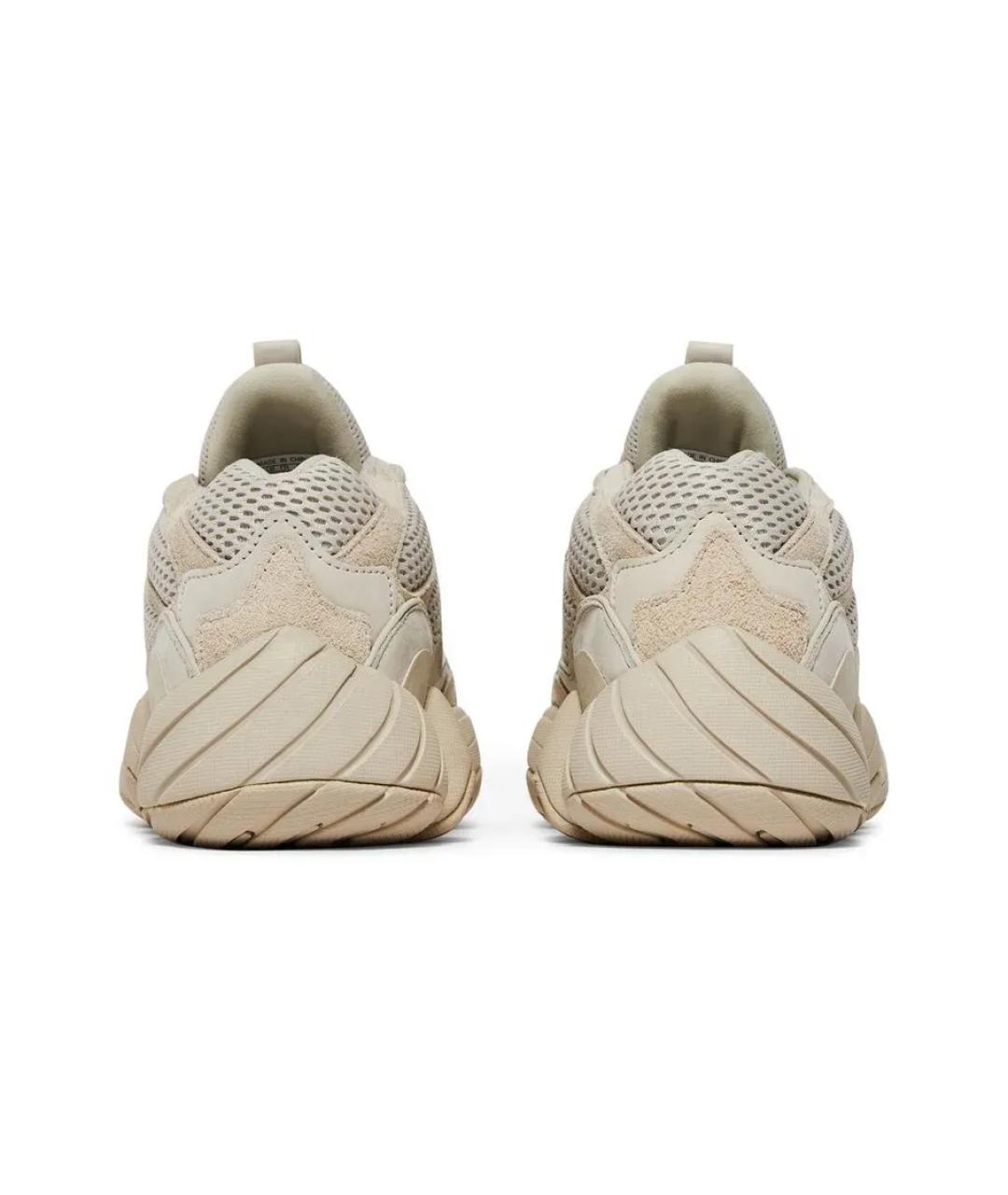 ADIDAS YEEZY Бежевые замшевые кроссовки, фото 2