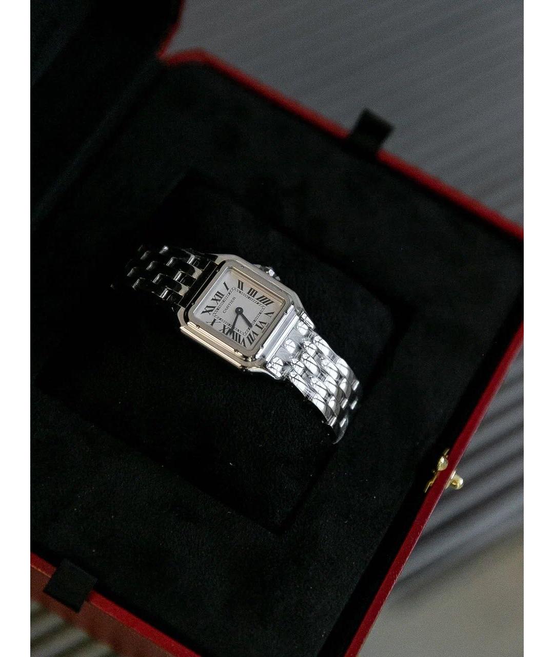 CARTIER Серебряные стальные часы, фото 4