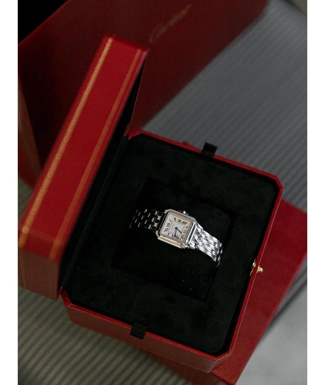 CARTIER Серебряные стальные часы, фото 3