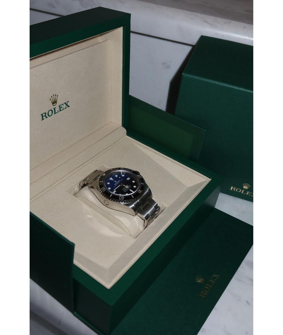 ROLEX Серебряные стальные часы, фото 2