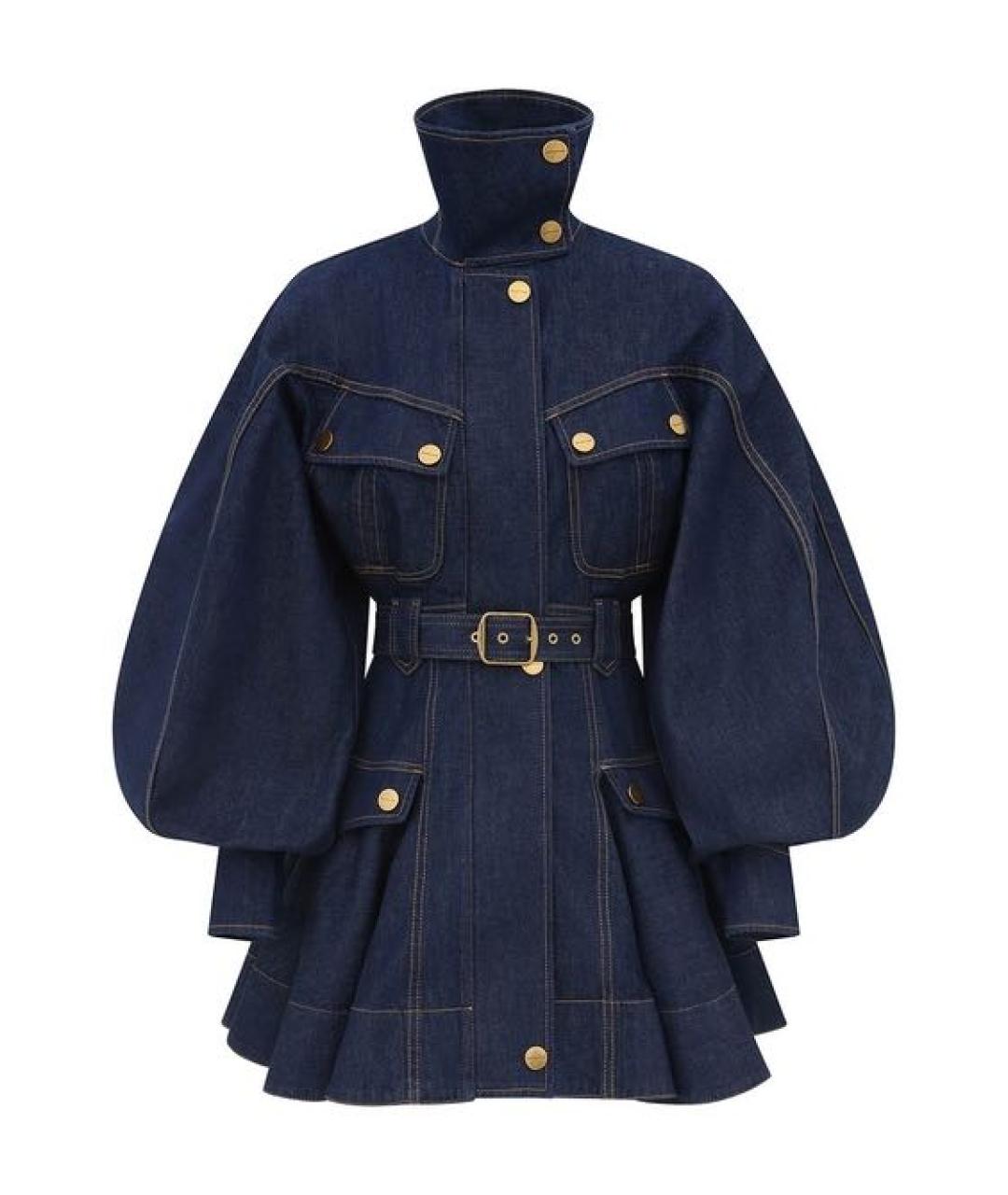 ZIMMERMANN Темно-синее деним платье, фото 1