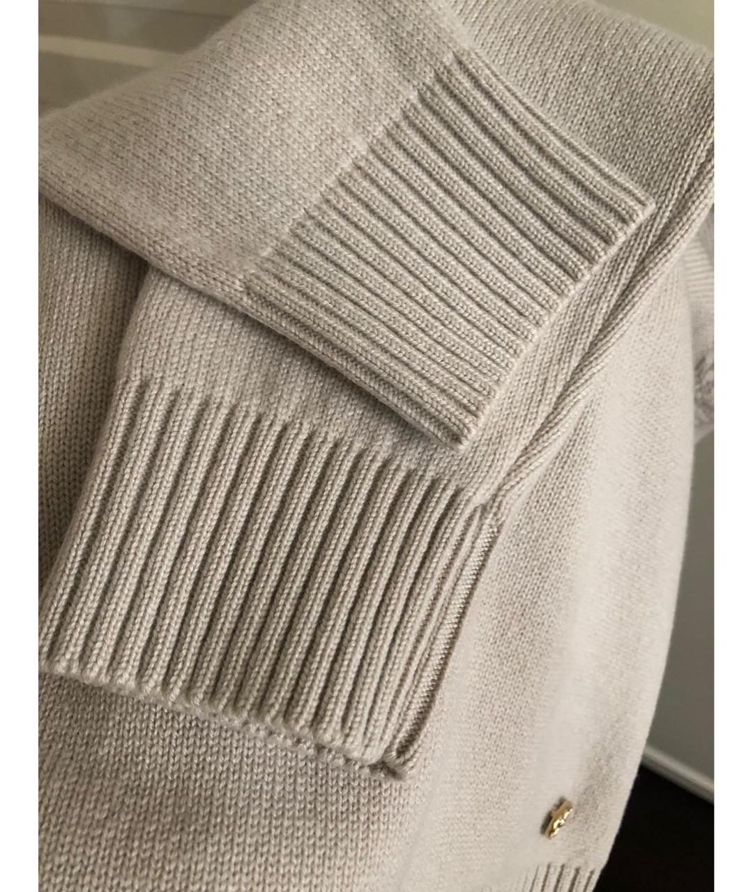 CHANEL Бежевый кашемировый джемпер / свитер, фото 6