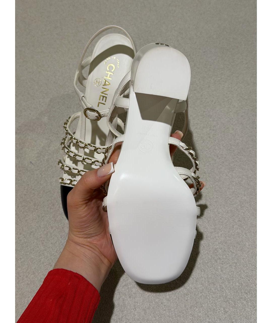 CHANEL Кожаные туфли, фото 5