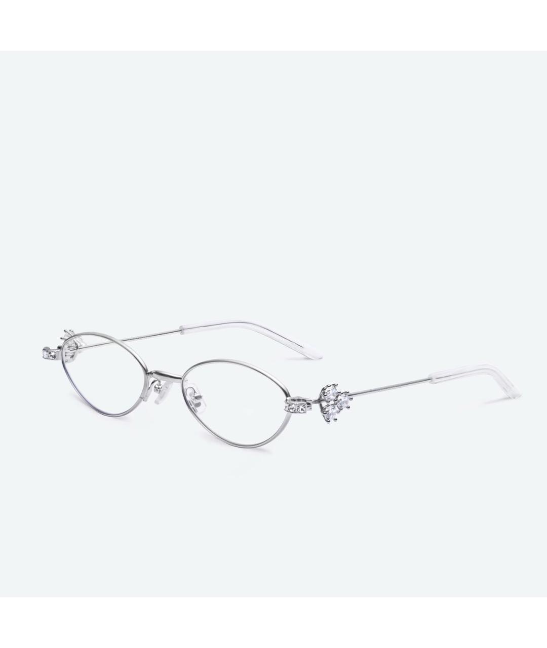 GENTLE MONSTER Серебряные металлические солнцезащитные очки, фото 6