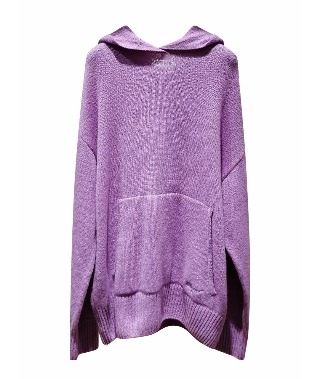 MSGM Фиолетовый шерстяной костюм с брюками, фото 1