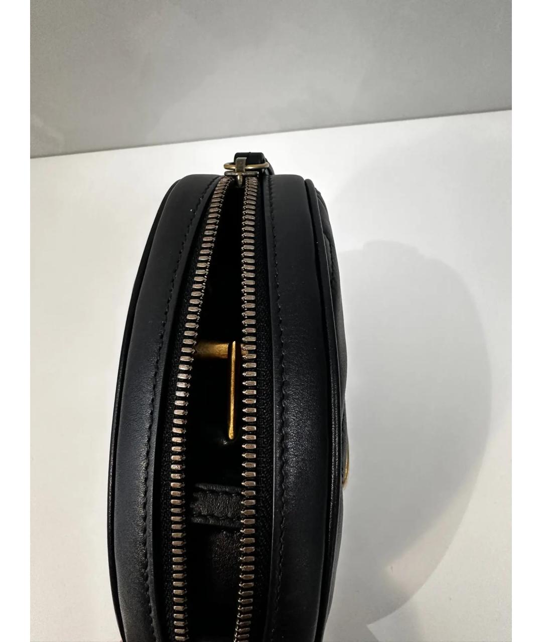 GUCCI Черная кожаная поясная сумка, фото 4