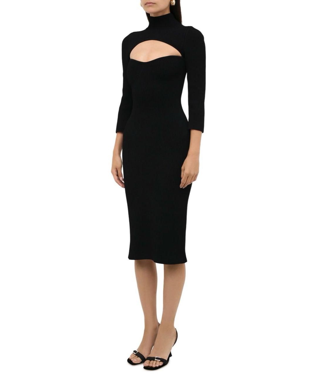 KHAITE Черное платье, фото 5