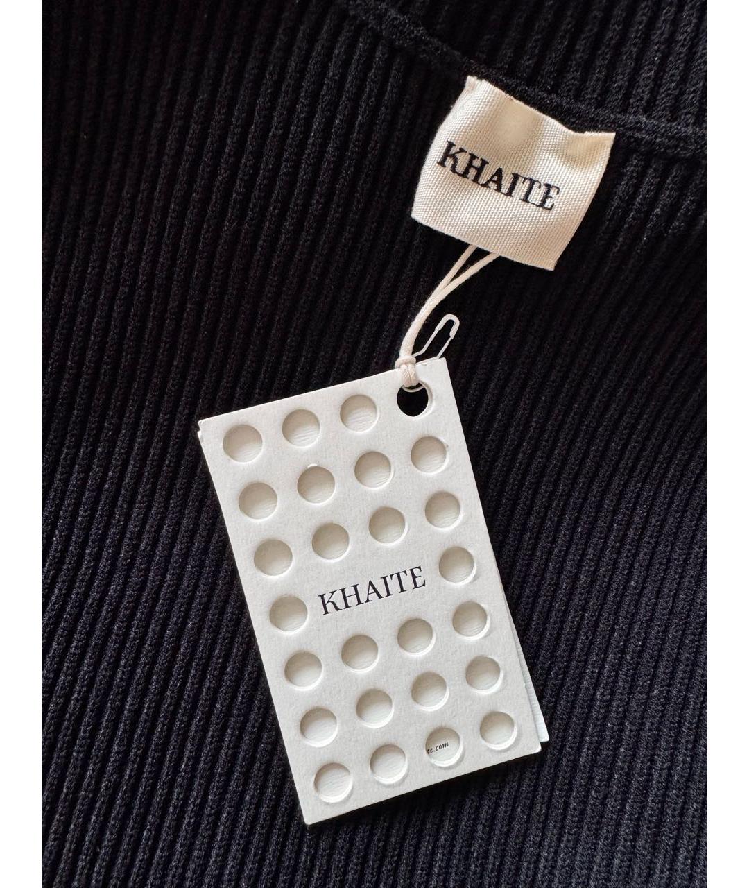 KHAITE Черное платье, фото 3