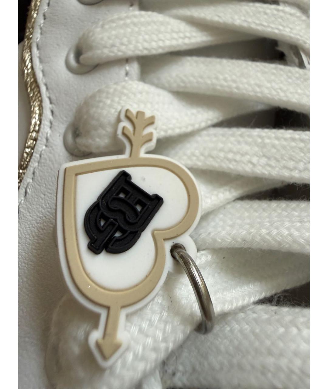 BLUGIRL Белые кожаные кроссовки, фото 7