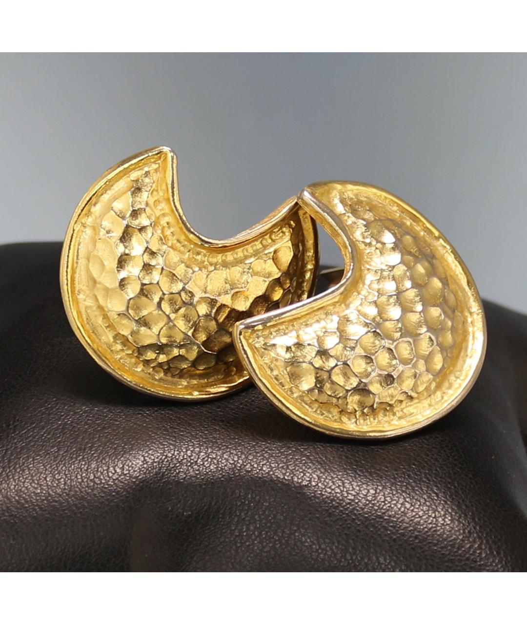 GUCCI Золотые позолоченные клипсы, фото 7