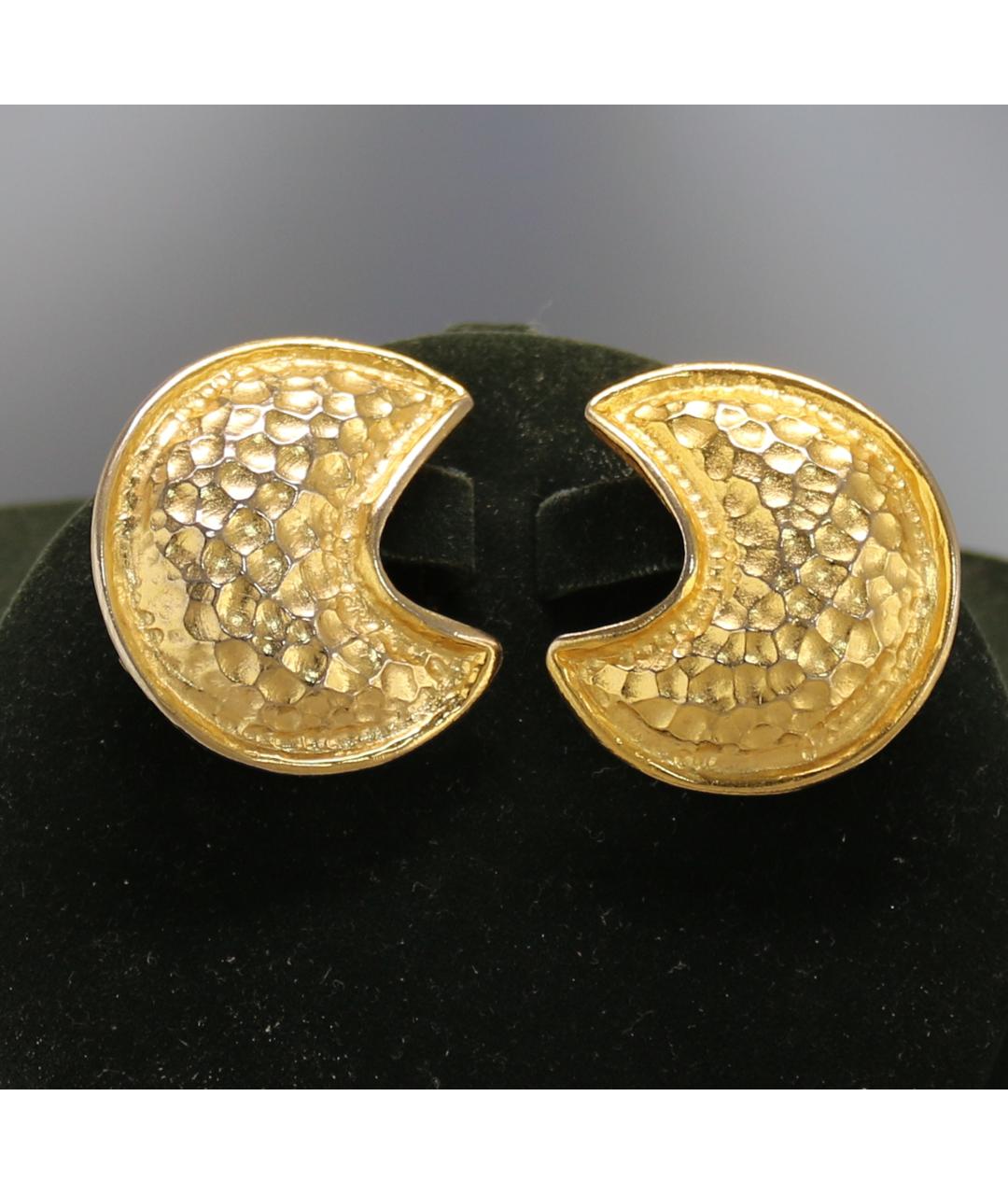 GUCCI Золотые позолоченные клипсы, фото 10