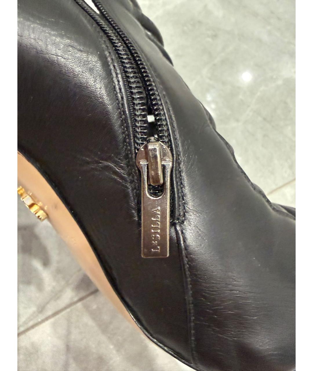 LE SILLA Черные кожаные туфли, фото 6