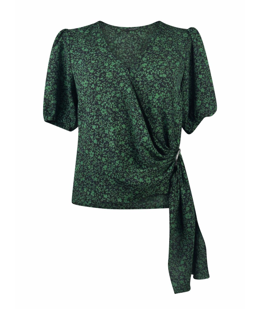 MICHAEL MICHAEL KORS Зеленая полиэстеровая блузы, фото 1