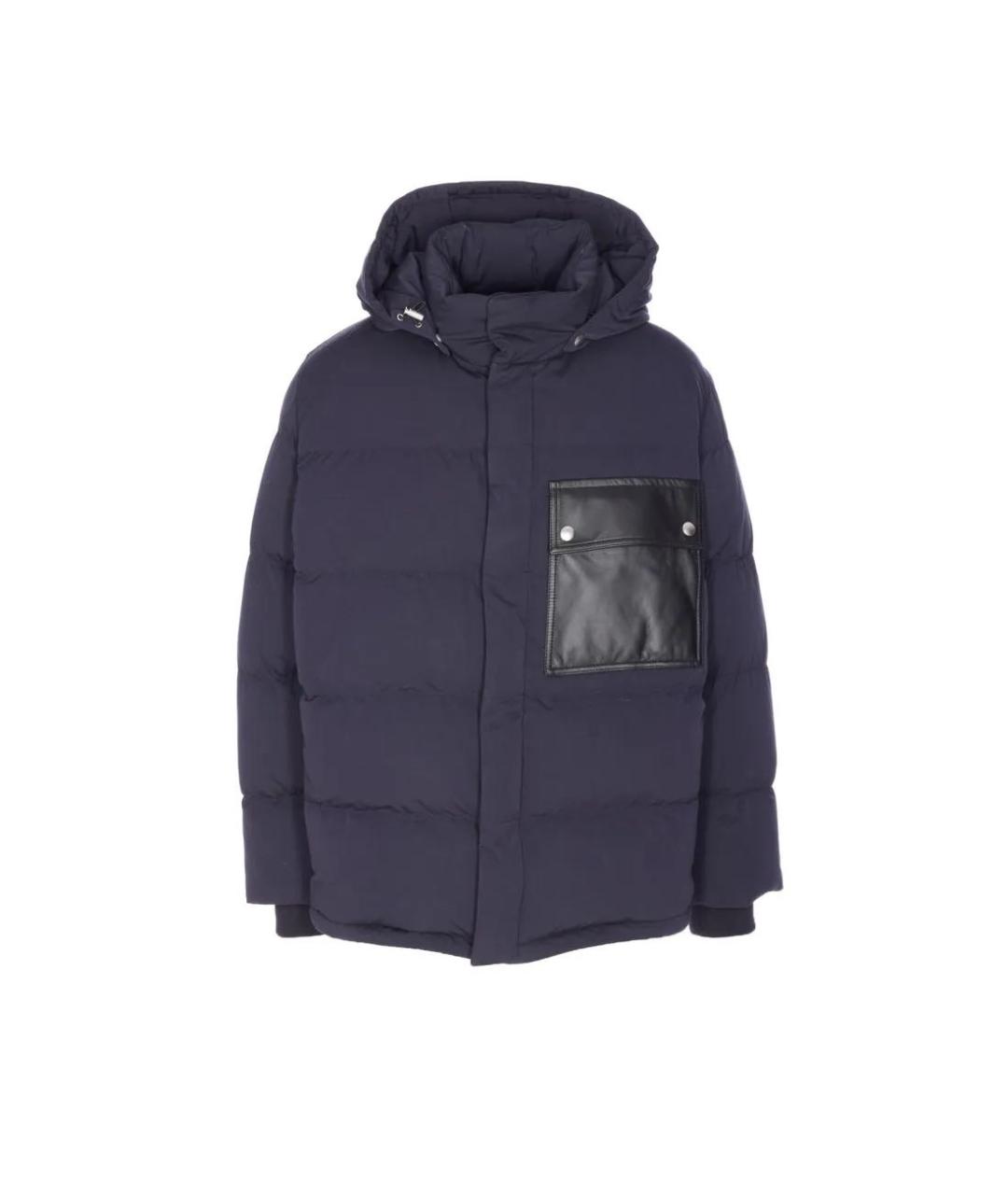 BOTTEGA VENETA Темно-синяя полиамидовая куртка, фото 5