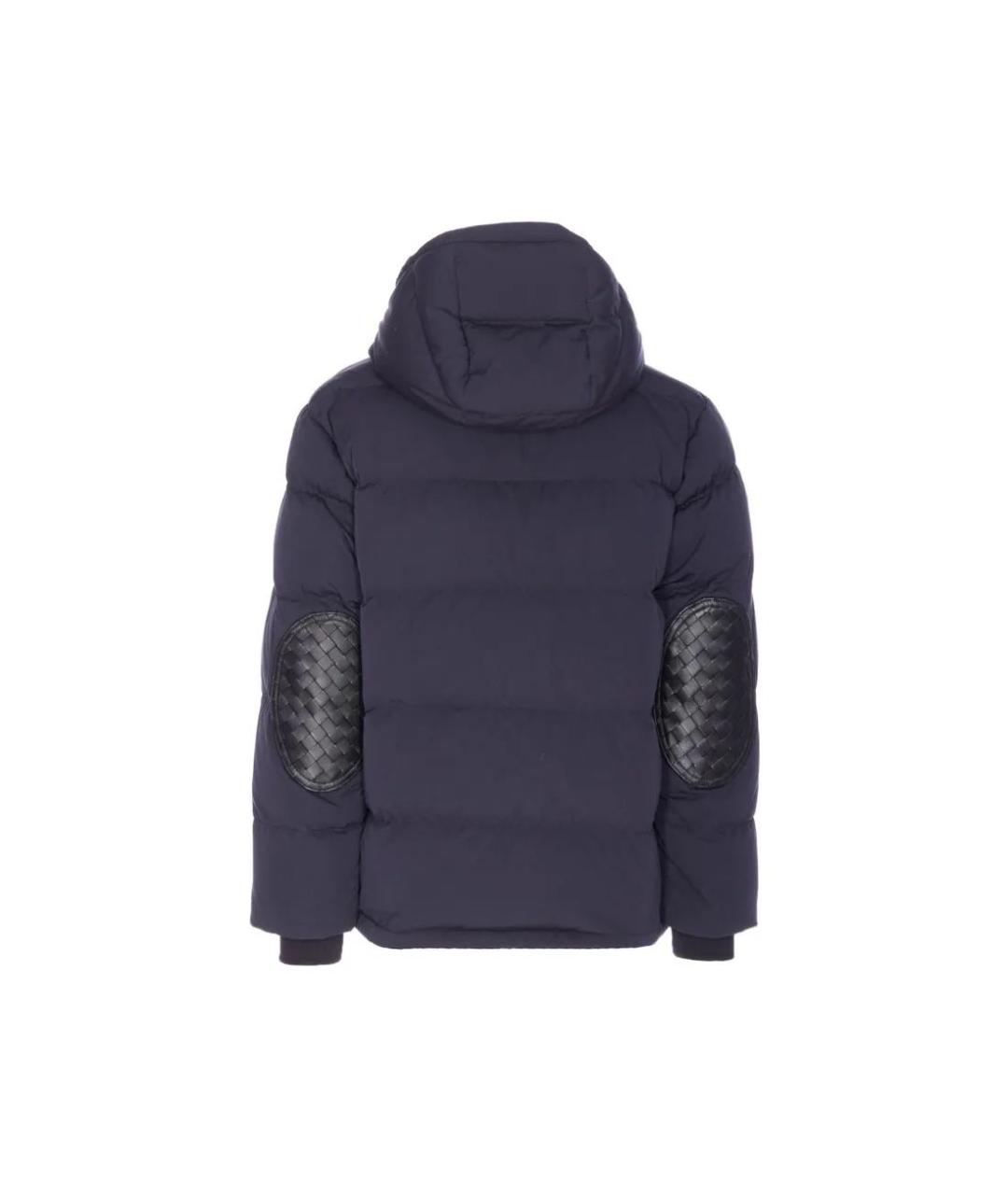 BOTTEGA VENETA Темно-синяя полиамидовая куртка, фото 2