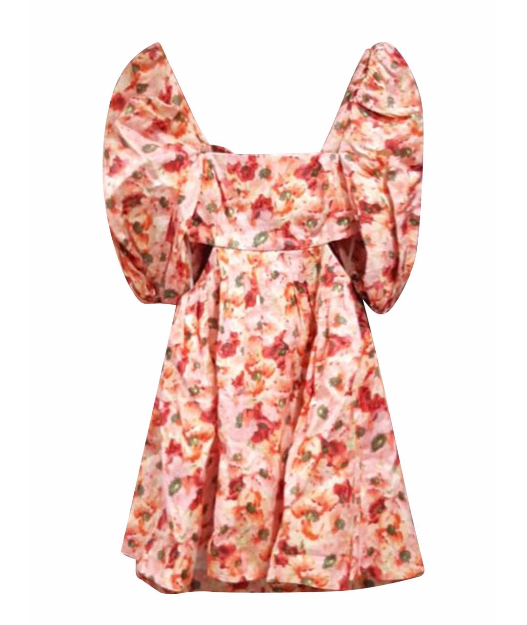 ZIMMERMANN Мульти льняное повседневное платье, фото 1